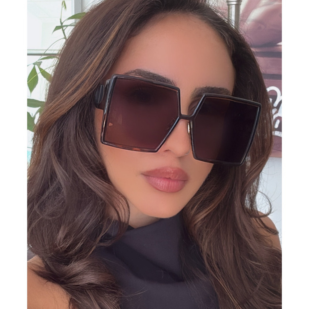 NEW Dior 30Montaigne SU Havana Brown Square Sunglasses